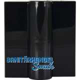 Trennwand-Aufschraubband Kunststoff schwarz, rechts