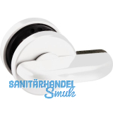 Trennwandverriegelung mit �berwurfriegel, wei�