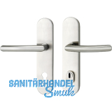 SH-Dr�ckergarnitur ARC - auf Schild PZ88, mit Kzs., Edelstahl, RC3, H�he 16 mm