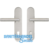 SH-Dr�ckergarnitur GEHRUNG - auf Schild PZ88, mit Kzs., Edelstahl, RC2