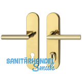 SH-Dr�ckergarnitur GEHRUNG - auf Schild PZ88, TS wahlweise, mit Kzs., PVD