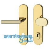 SH-Wechselgarnitur GEHRUNG - auf Schild PZ88, mit Kzs., PVD-messingf.