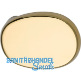 MARCHESI T�rknopf gekr�pft oval, 51 x 81 x 47, Edelstahl Messing poliert