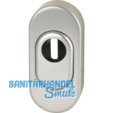 FSB Sicherheitsrosette 73 3249 oval PZ mit Kernziehschutz, Aluminium silber