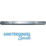 Kerbstift abgesetzt von 8, 5 - auf 8 mm, 140 mm, Stahl verz