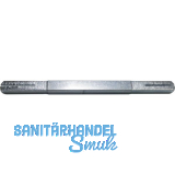 Kerbstift abgesetzt von 9 auf 8 mm, 140 mm, Stahl verzinkt