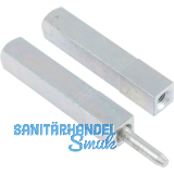 Dr�ckerstift GEOS 247V geteilt, LI 50 x LA 50, VK: 8,5/9/8,5 mm, Stahl verzinkt