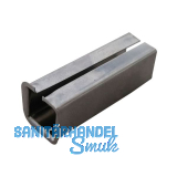 Ausgleichshülse von 8 auf 8,5 mm, verzinkt mit Schlitz und Rand Ausgleichshülse von 8 auf 8,5 mm, verzinkt mit Schlitz und Rand