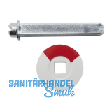 Not�ffner f. WC-Langschilder u. Rosetten mit Sichtschlitz, Stahl verzinkt