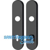 MARCHESI Sicherheits Langschildgarnitur PZ88, mit Kernziehschutz, WK3, schwarz