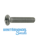 Stabilschraube M 4 x 42, Linsensenkkopf, Stahl verzinkt