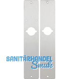 Unterlagsplatten f�r Rosettenbeschlag universal, 326x62x1,5 mm, Edelstahl