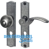 Sicherheits-Wechselgarnitur STUBAI PZ88, links, verzinkt schwarz hell passiviert