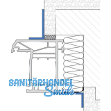 Winkelprofil 60x 40mm PVC f�r Anschlussfuge und Eckverbindung, wei�