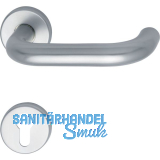 FH-Dr�ckergtarniur GEOS 1754/D6K auf Rosette PZ,TS wahlweise,VK 9, silber elox.