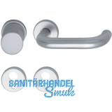 FH-Wechselgarnitur 1754/D6K - Rosette PZ, VK 9, TS wahlweise, silber eloxiert