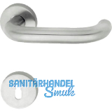 Objekt - Dr�ckergarnitur GEOS 1754/D6K - auf Rosette BB, TS wahlweise,Edelstahl