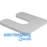 Montageplatte mit Schlitz 70 x 70 x 7 mm Kunststoff