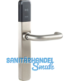 SALTO Langschildbeschlag XS4 One EM750U, VK 8 mm, IP53,TS 60-75mm, Edelstahl