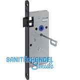 DORMAKABA Einstemmschloss Solo KUF, Stulp Edelstahl schwarz matt RAL 9005