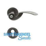 SCH�SSWENDER Dr�ckergarnitur ELITE - auf Rosette PZ, schwarz verzinkt