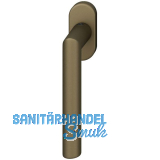 FSB Fenstergriff 34 1076 ovale Rosette, Aluminium mittelbronzefarbig