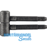 HALC� Einbohrband f�r Futtert�ren, 16 mm, Stahl schwarz