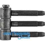 Steckband 3-teilig � 16mm,H�he 51mm,Stahl schwarz