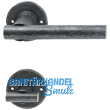 HALC� Dr�ckergarnitur IMST - auf Rosette WC, TS-50, schwarz passiviert