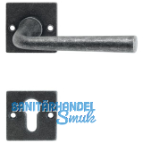 HALC� Dr�ckergarnitur S�LL - auf Rosette PZ, TS-50, schwarz passiviert