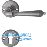 HALC� Dr�ckergarnitur GR�DEN - auf Rosette PZ, 38 - 45, thermopatiniert