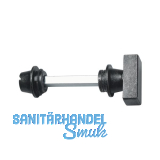 HALC� WC Sperrgarnitur HALL & S�LL - mit Not�ffner, schwarz passiviert