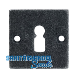 HALC� Schl�sselrosette HALL & S�LL - BB, 52 x 52 mm, verzinkt schwarz passiviert