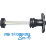 HALC� WC Sperrgarnitur STUBAI - mit Not�ffner, schwarz hell passiviert