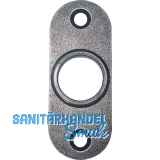 HALC� Dr�ckerrosette STUBAI oval, 26 x 66 mm, verzinkt schwarz hell passiviert