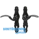 HALC� Dr�ckergarnitur SILL - auf Schild WC 90, 38-45, schwarz lackiert