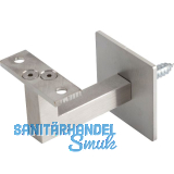 Handlauftr�ger mit Schraubbefestigung,Wandabstand 78 mm, Edelstahl