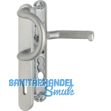 Wechselgarnitur LIVERPOOL - Schmalschild PZ, 77-82, Edelstahl-Effekt