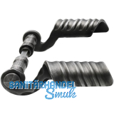 SCH�SSWENDER Dr�ckerpaar BERCHTESGADEN, Ansatz 18 mm, schwarz passiviert