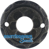 HALC� Dr�ckerrosette SILL, � 50 mm, verzinkt schwarz passiviert