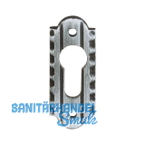 SCH�SSWENDER Zylinderrosette PZ, oval, 28 x 70 mm, schwarz passiviert