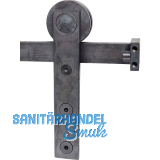 HALC� Schiebet�rbeschlagset Holz 35-45 mm Laufschiene L=2000 mm Schwarzstahl