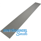 Sockelblech L�nge 1100 mm, Edelstahl geschliffen