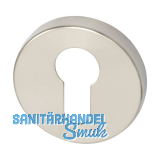 MARCHESI Zylinderrosette PZ, � 50 mm, H�he 7 mm, Edelstahl matt