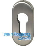 FSB Zylinderrosette 17 1757 oval, 32,5 x 70 x 7 mm, Edelstahl matt