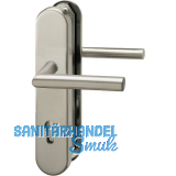 GRUNDMANN Sicherheits-Dr�ckergarnitur 2552 L-Form, 8,5 mm, RC2, Edelstahl matt