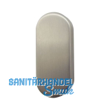 GRUNDMANN Blindrosette BL, oval, verdeckt geschr., 29x71x8mm, Edelstahl