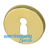 MARCHESI Schl�sselrosette BB, � 50 mm, Messing poliert, verdeckt