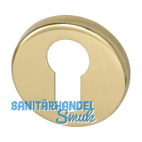 MARCHESI Zylinderrosette PZ, � 50 mm, Messing poliert schutzlackiert, verdeckt