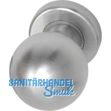 MARCHESI FH T�rknopf Kugelform - auf Rosette� 50 mm fest, Messing VM.